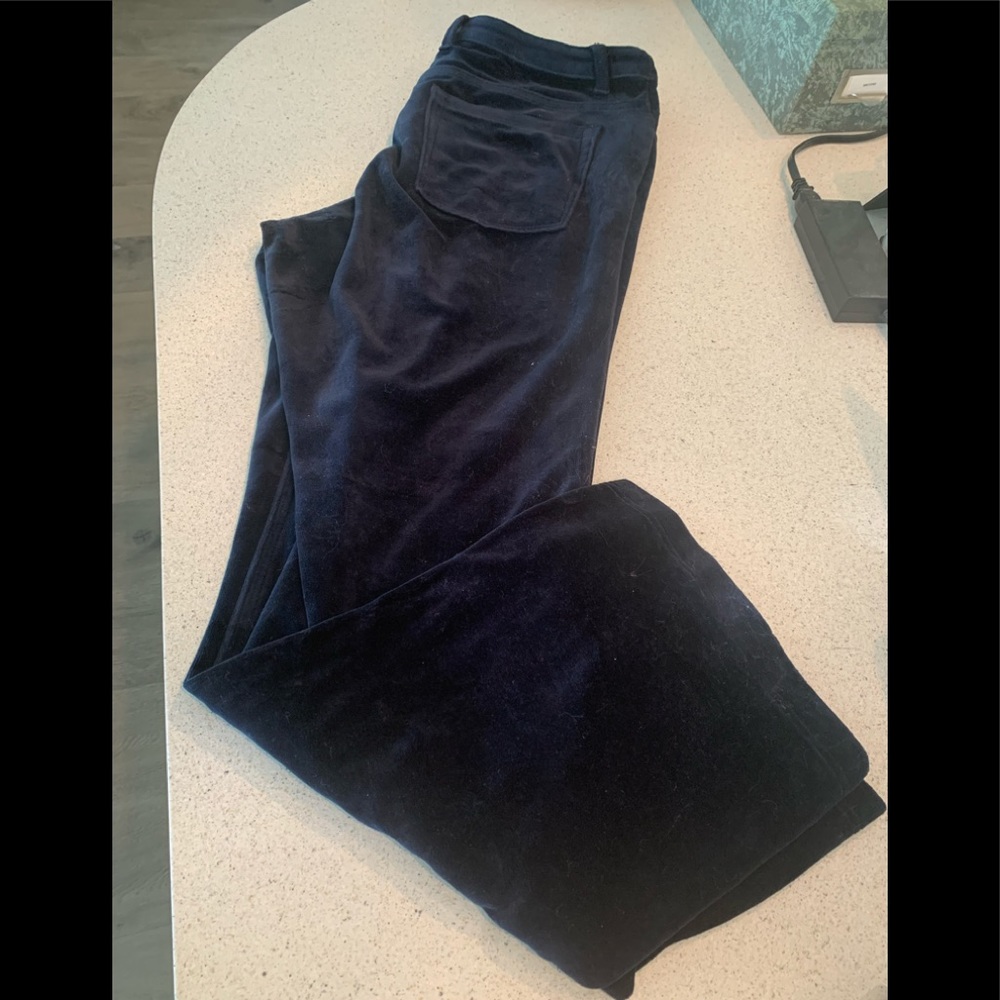 Blue Velvet Stretch Jeans